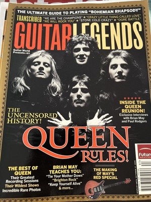Guitar Legends Magazine Queen Rules! Brian May Bohemian Rhapsody Tab Music