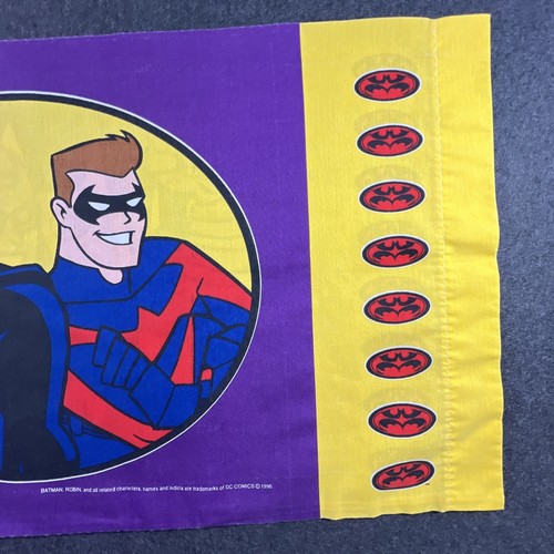 Vintage 1996 Batman Robin & Mr Freeze DC Comics Pillowcase VGUC - Picture 3 of 15