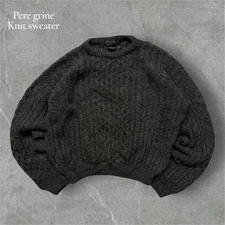 Peregrine England Wool Sweater Charcoal XXL Men's XL~XXL