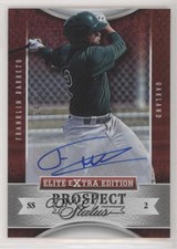 2015 Panini Elite Extra Edition Signatures 24/49 Franklin Barreto #22 Auto 01wi