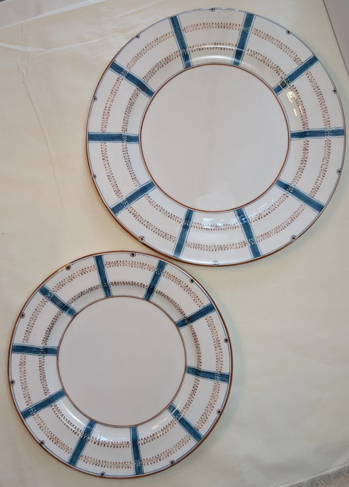 Laboratorio Paravicini Bacchette 蓝盘 晚餐和沙拉 从未使用过 — 第 3/4 张图片