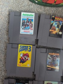 NES Games Lot Of 11  Nintendo BATTLETOADS  SUPER MARIO 3 AND MORE