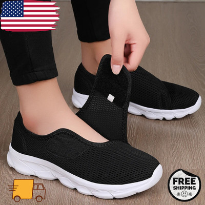 Orthopedic Walking Shoes Wide Fit Diabetic Comfortable Adjustable Casual