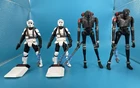 Star Wars The Vintage Collection Riot Scout Trooper & KX Security Droid Lot