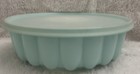Vintage Tupperware Jello-Mold Ice Ring Baby Blue 3-Piece Set — photo 1