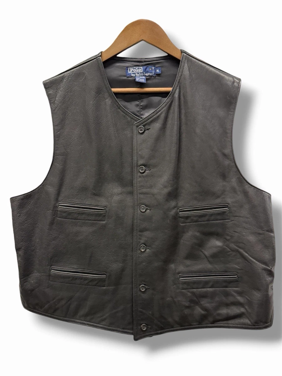 Ralph Lauren Leather Outer Shell Vests for Men for Sale | Shop New