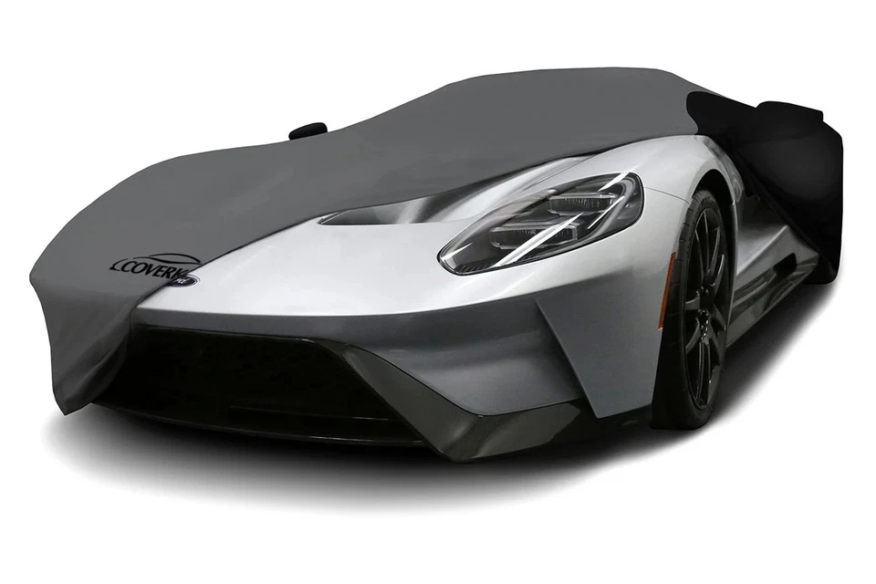 For Chrysler Concorde 93-97 Car Cover Satin Stretch Indoor Metallic Gray Custom Foto 3 de 4