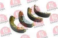 Sakura Bremsbackensatz Bremsbacken Hinten FüR Hyundai Santa Fé I SM