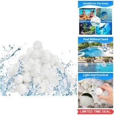 Pool Filter Balls 3.1 lbs Reusable Polyester Fiber Media for Sand Filter Pump