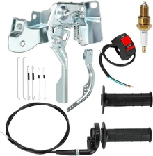 HIAORS 7/8'' Mini Bike Throttle Assembly and Throttle Linkage Kit for Predator 2