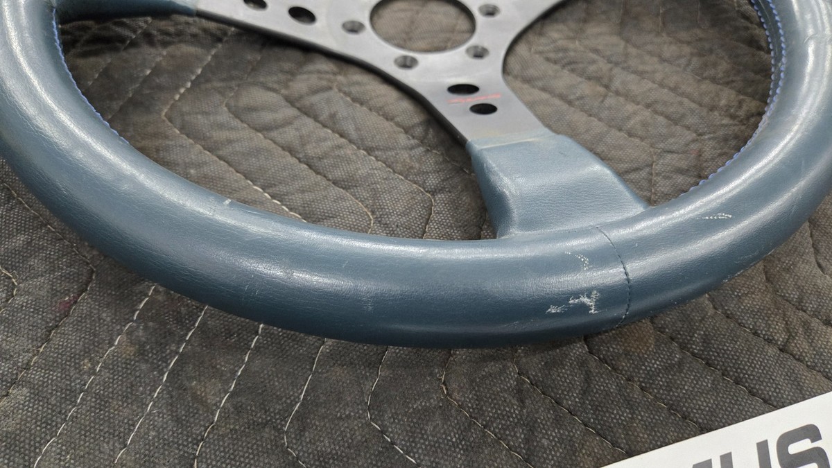 Dino Steering Wheel Made in Italy Italian Nuova Raid Blue 380mm | eBay