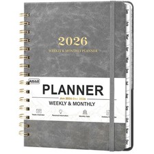2026 Planner - 2026 Planner Weekly and Monthly, Jan. 2026 - Dec. 2026, Inner Poc