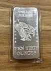 US Assay Office 10 oz .999 Fine Silver Bar San Francisco 1981
