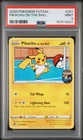 2020 POKEMON FUTSAL #001 PIKACHU ON THE BALL PSA 9