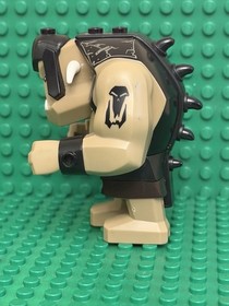 LEGO Castle: Fantasy Era Troll, Dark Tan w/ Black Armor & Club 