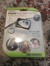 Aries Digital Keychain Camera 3-in-1: Shoot Photos Video Clips PC Web Cam 128986