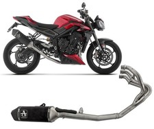 Impianto Completo Arrow Veloce Dark Allum Triumph Street Triple 765 RS 2023 2024