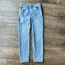 Abercrombie  Fitch The Mom High Rise Jeans - Light Wash - Women's Size 25 / 0