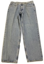 Levi's 550 Relaxed Fit Jeans Mens 36x30 Light Wash Red Tab Vintage Denim
