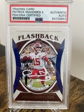 2021 Panini Legacy Flashback Patrick Mahomes II /50 ON CARD AUTO -AUTHENTIC PSA