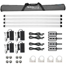 Nanlite PavoTube II 30XR 4 ft. RGB LED Pixel Tube Light 4-Light Kit - 401