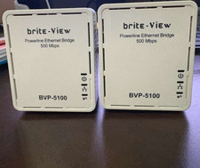 Brite-View LinkE Mini Powerline Ethernet Bridge Adapters 500 Mbps BVP-5100