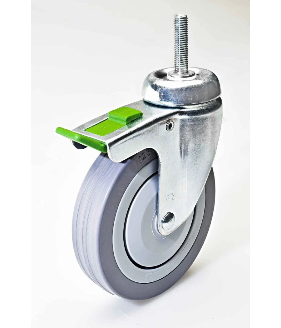 Roue Pivotante Avec Axe - 2" - Orientable à Roulement - Pour Chariot - Hmj - Métal