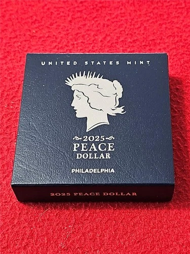 2025-P BU PEACE DOLLAR 0.859 TROY OZ SILVER  OGP             #T0031