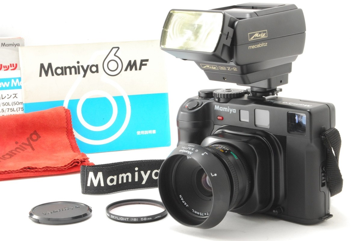 N MINT / Hood] New Mamiya 6 Film Camera + G 75mm f/3.5 L