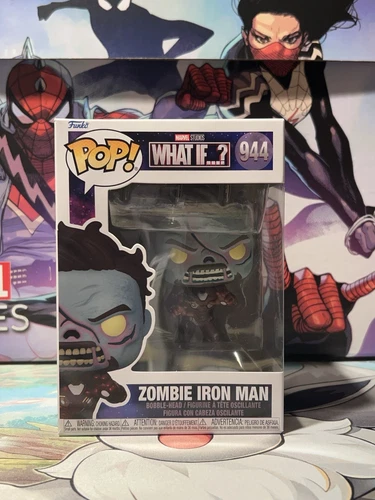 Funko Pop! Marvel Studios What If...? Zombie Iron Man #944 Bobble Head