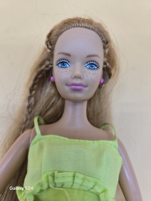 VTG Happy Family Pregnant Midge Barbie Doll w/Baby Belly 2002 Redhead Dress GUC