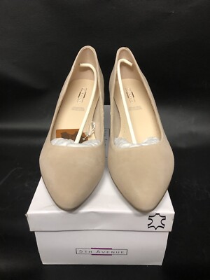 Graceland Deichmann 5th Avenue Suede Leather Court Shoes Heels