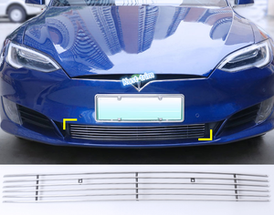 For Tesla Model S 2017 2018 Zinc Alloy Front Grille Grill