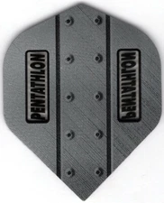 Steel Plate PENTATHLON Dart Flights: 3 per set