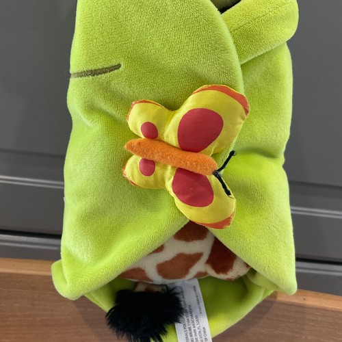 Madagascar Comforter Plush Toy Melman Giraffe Security Blanket Disney World 38cm - Picture 3 of 10