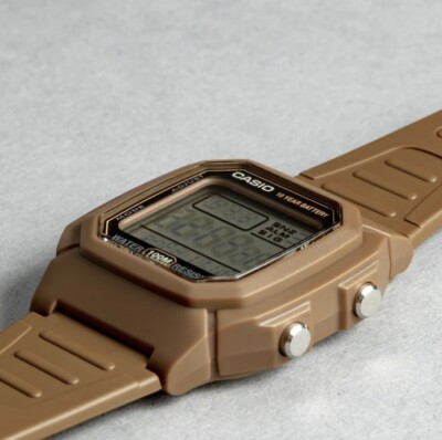 Casio W-800H-5A Brown Digital Large Display Resin Quartz Men's