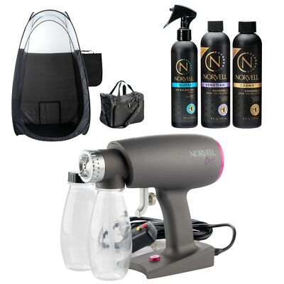 Norvell Oasis Portable Spray Tanning Machine Tan Solution Tent and Carry Bag