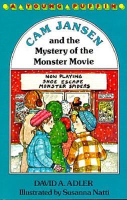 Cam Jansen: The Mystery of the Monster Movie #8, Adler, David A., Book