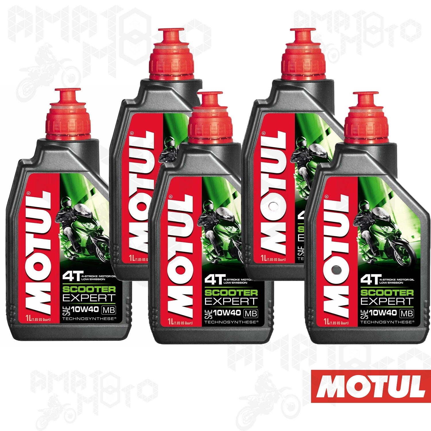 OLIO MOTORE MOTUL 5LT SCOOTER EXPERT 4T 10W-40 TECHNOSYNTHESE JASO MB/SJ