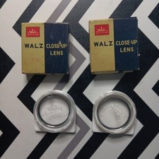 Lot Of 2 Vintage Walz Close-up Lens No 107 For Contax Sonnar 1 3 