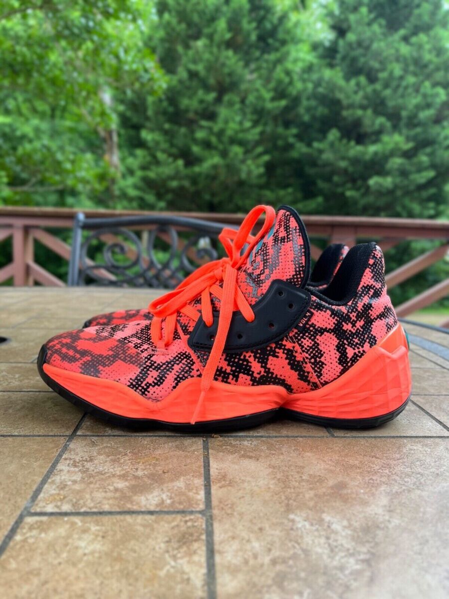 Mens Adidas Harden Vol 4 Orange Basketball Sneakers Shoes Mens Adidas Harden Vol 4 Orange Basketball Sneakers Shoes