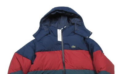 Hood Quilted Jacket Lacoste Jacke Live Lacoste Men's Navy Blue