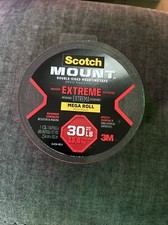 Scotch Mount Indoor Outdoor Extreme Double Suded Mounting Tape 30 LB