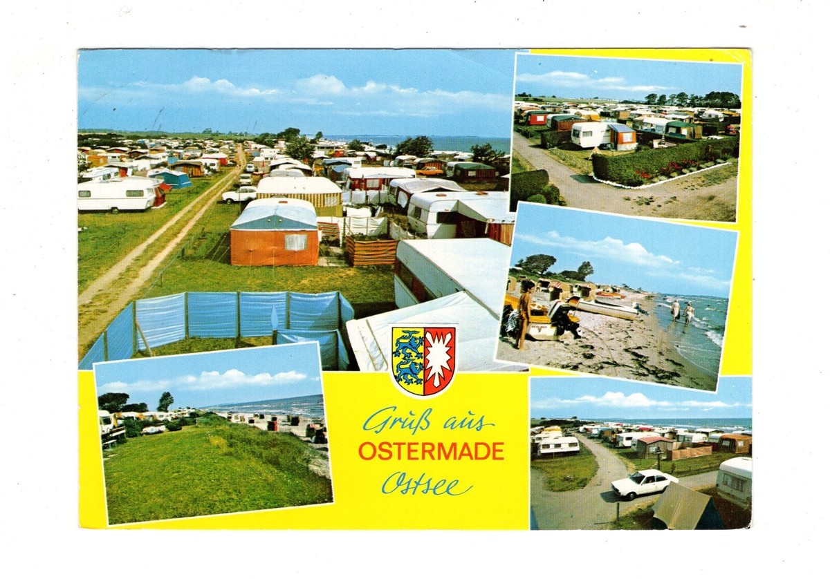 AK Ansichtskarte Campingplatz Ostermade / Ostsee / Neukirchen ber  Oldenburg | eBay.de