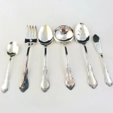 FREDERICKSBURG by Oneida 6 Piece Hostess Set NEW NEVER USED Silver Plate 