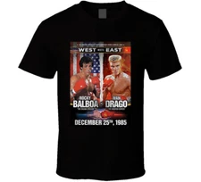 Rocky Balboa Vs Ivan Drago Boxing Match T Shirt
