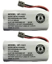 Uniden BT-1021 BT1021 BBTG0798001 Rechargeable Cordless Handset Battery (2-Pack)