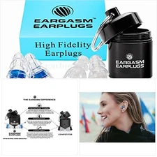 Eargasm High Fidelity Earplugs for Concerts Musicians Motorcycles Noise Sensitiv