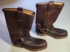 Chippewa Briar Bison Leather Boot 29558 Mens Harness Biker Square Toe Size 8D