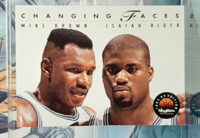 NBA Vintage - Skybox 93/94 Changing Face / Mike Brown/Isaiah Rider -Timberwolves